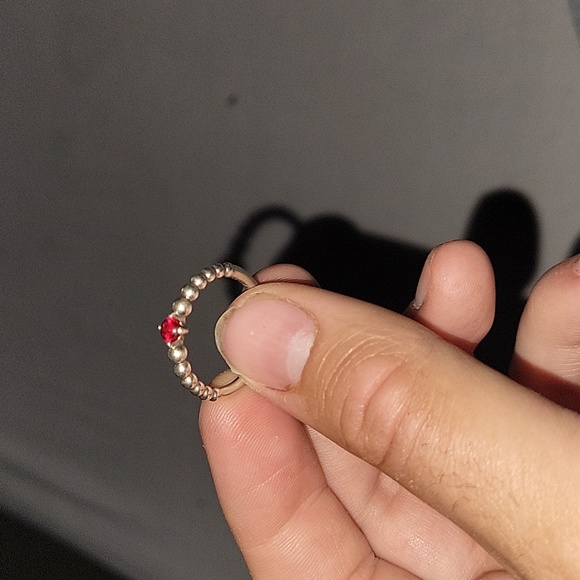 2 sterling silver girls rings 1. Emerald other Opal Celtic Women's Ring 925 - Picture 2 of 4